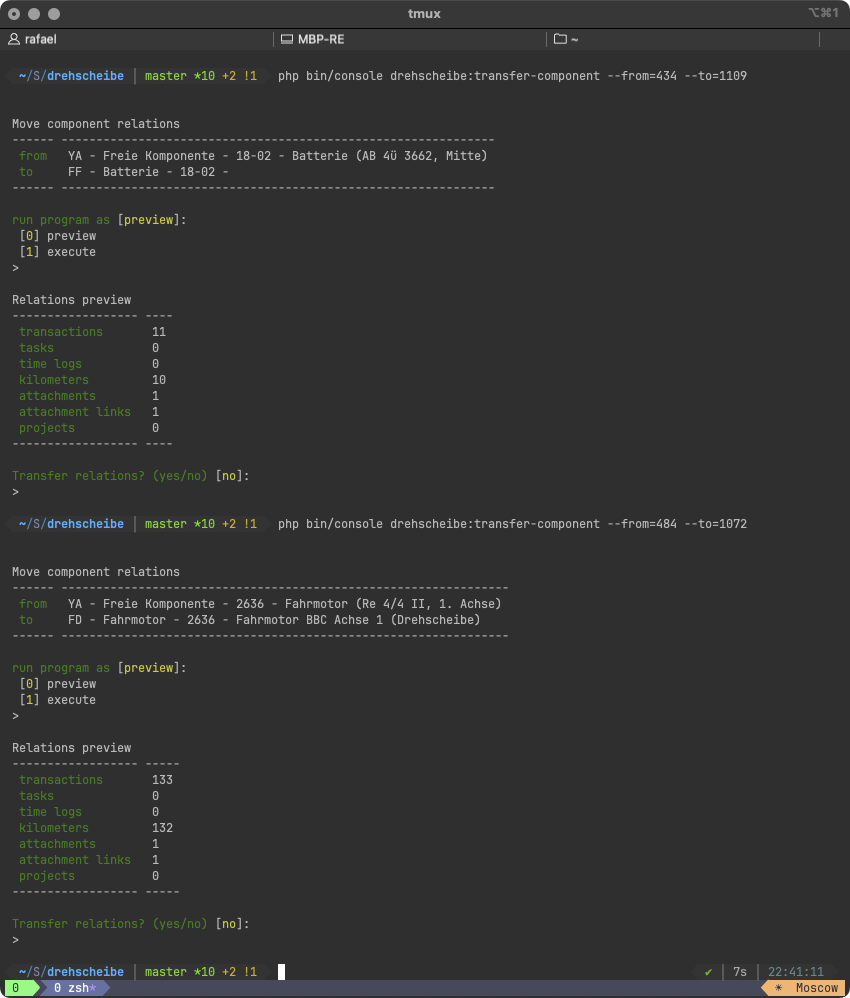 202307 Umlegen Daten Komponente alt nach neu
